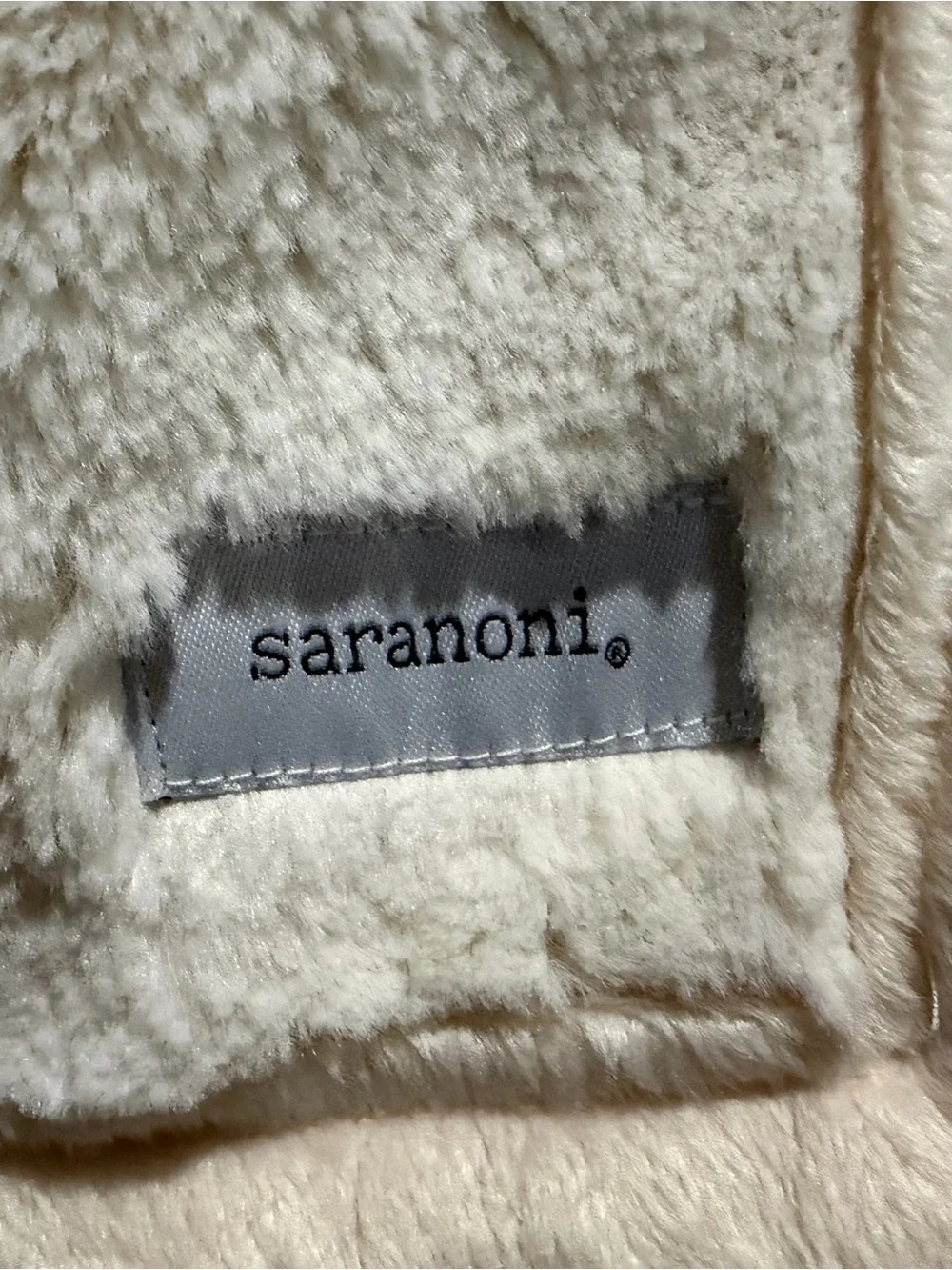 Saranoni Lush Receiving Blanket - Natural